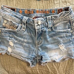Rock Revival Denim Shorts